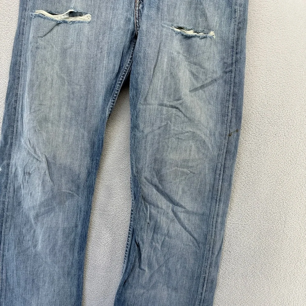 Vintage Levis Jeans Mens 33x34 Blue 501xx Straight Leg Distressed Denim y2k